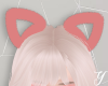 Y| Fuzzy Cat Ears Coral