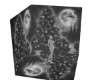 Winter tree with skulls