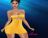 yellow mini dress rl