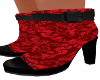 Fashion Red Ankle Boots