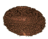 Round Bronze rug