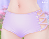 w. Lilac Laced Shorts