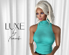 LUXE SL Tneck Iced Teal