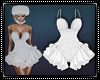 Fur Snowflake Dress Wht