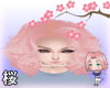 short pink curly