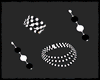 Black White 3 Set Pearls