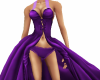{M}Purple Flower Dress