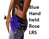 Blue Handheld Rose
