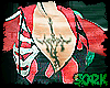 hoddie red flames hell