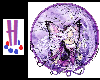purple fairy sticker