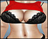 Red sexy busty top