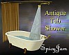 Antique Tub_Shower Tan