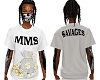 MMS White $ Tee Stem