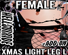 Leg Light Red L