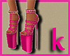 ❤ Pink big heels Bella