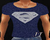 *JT* Blue Superman Shirt