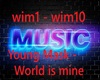World is mine Young Mask