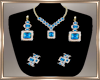 Blue Jewelry Set