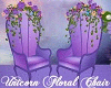 Unicorn Floral Chair