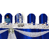 WEDDING TABLE BLUE