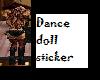 dancin doll sticker