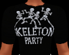 Skeleton Party Top