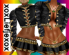 [L] Gold Chain Skirt
