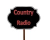 "Country Radio" Sign