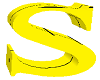 letter S yellow