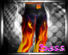 ~B~Flaming pvc pants(m)
