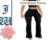JW Nice Black Pants