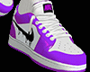 E. NK SHOES PURPLE