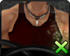 |X|Red Muscle Tank