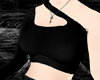 black cutout top