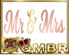 QMBR Mr&Mrs Wed Sign
