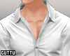 𝔊 White Tucked Shirt