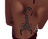 scorpion back tat