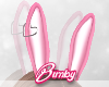 Bunny Heart Ears Pink