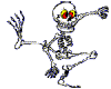 Skeleton dancing Sticker