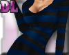 DL: Striped Dress Blue