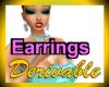 Derivable earrings