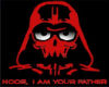 red darth noob sign