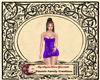 MRY-PURPLE LEATHER DRESS