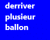 deriver ballon