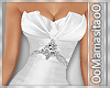 [M] White Pearl Gown XXL
