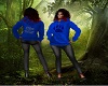 (F) SheWolf Hoody Blue