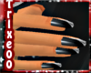 *00 Black Chrome Nails