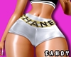 !C Metallic Shorts