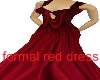 silky red formal dress