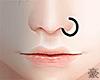 Nose Piercing Black.